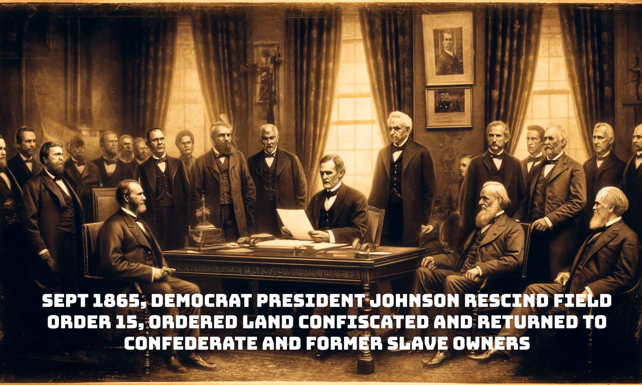 JOHNSON RESCINDS FIELD ORDER 15